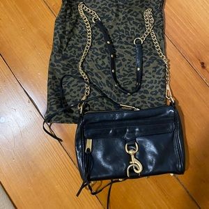 Rebecca minkoff MAC black crossbody bag with dust bag